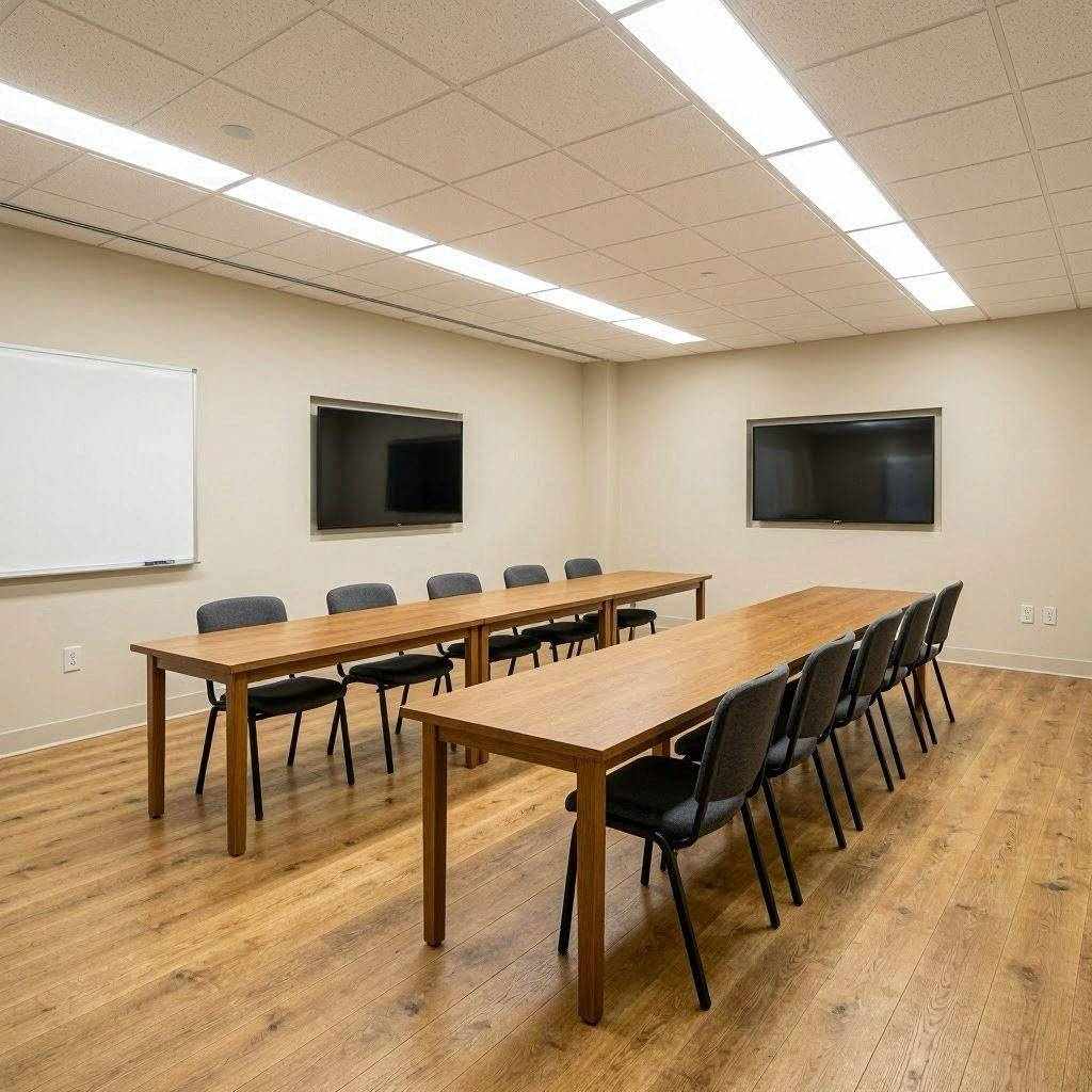 面临远程会议连续开启前研发团队该为写字楼办公午间休息安排准备哪些替代安排